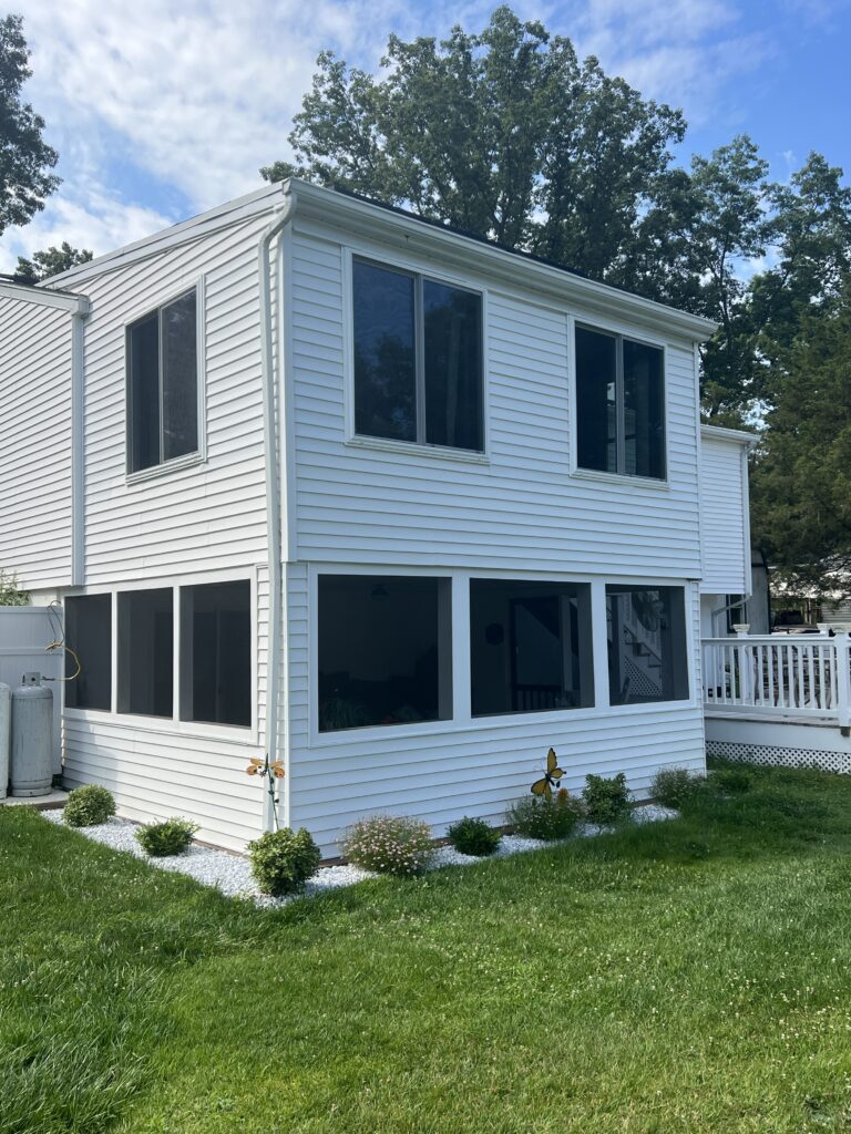 A House With a Spacious Yard and a Sizable Window
