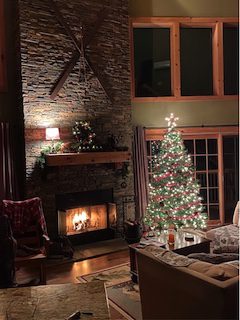 Mountain House Build - New Fireplace, Faux Panels, Knotty Pine Mantel